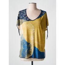 MASQUENADA - T-shirt jaune en polyester - Femme - Taille 38 - Modz