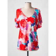 AGATHE & LOUISE - T-shirt rouge en viscose - Femme - Taille 40 - Modz