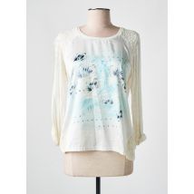 THOMAS RABE - T-shirt beige en coton - Femme - Taille 48 - Modz