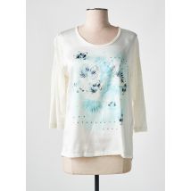 THOMAS RABE - T-shirt beige en coton - Femme - Taille 38 - Modz