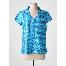 AGATHE & LOUISE - Chemisier bleu en coton - Femme - Taille 40 - Modz