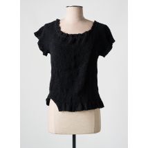 ICONIQUE - Top noir en viscose - Femme - Taille 40 - Modz