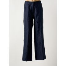 HAUBER - Pantalon droit bleu en coton - Femme - Taille 44 - Modz