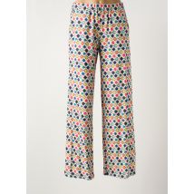 REVER MILE - Pantalon droit beige en polyester - Femme - Taille 38 - Modz