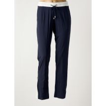 MERI & ESCA - Pantalon droit bleu en viscose - Femme - Taille 38 - Modz