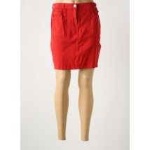 AGATHE & LOUISE - Jupe courte rouge en coton - Femme - Taille 40 - Modz