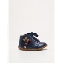 POM D'API - Bottillons bleu en cuir - Fille - Taille 19 - Modz
