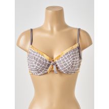PRINCESSE TAM-TAM - Soutien-gorge gris en polyester - Femme - Taille 85B - Modz