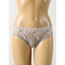 WACOAL - Culotte gris en nylon - Femme - Taille 42 - Modz