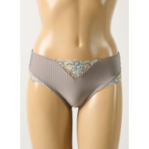 EMPREINTE - Tanga gris en polyamide - Femme - Taille 38 - Modz