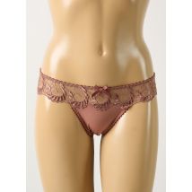 LEJABY - Tanga rose en polyamide - Femme - Taille 42 - Modz