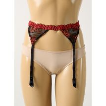 BARBARA - Guêpière/Porte-jarretelle orange en polyester - Femme - Taille 42 - Modz