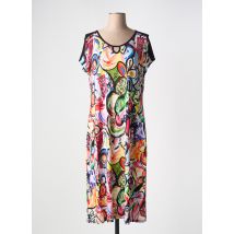MASSANA - Robe mi-longue noir en viscose - Femme - Taille 42 - Modz
