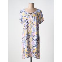 MASSANA - Robe mi-longue jaune en viscose - Femme - Taille 44 - Modz