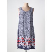 MASSANA - Robe mi-longue bleu en viscose - Femme - Taille 48 - Modz