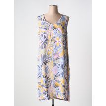 MASSANA - Robe mi-longue jaune en viscose - Femme - Taille 46 - Modz
