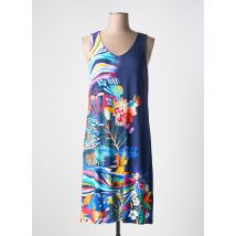 MASSANA - Robe mi-longue bleu en viscose - Femme - Taille 42 - Modz