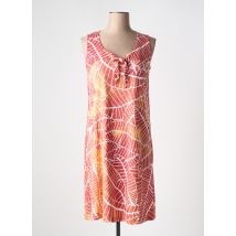 EGATEX - Robe mi-longue orange en coton - Femme - Taille 38 - Modz