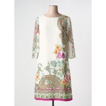 NIZA - Robe mi-longue beige en polyester - Femme - Taille 36 - Modz