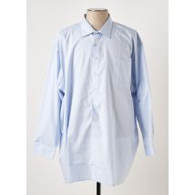 OLYMP - Chemise manches longues bleu en coton - Homme - Taille 6XL - Modz