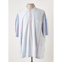 MONTE CARLO - Polo bleu en coton - Homme - Taille 6XL - Modz