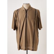 IMPACT - Polo marron en polyester - Homme - Taille 6XL - Modz