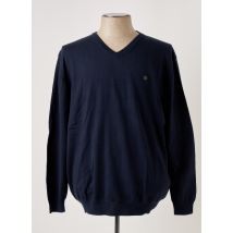 SERGE BLANCO - Pull bleu en coton - Homme - Taille 4XL - Modz