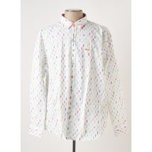 DARIO BELTRAN - Chemise manches longues blanc en coton - Homme - Taille 4XL - Modz