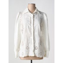 JEFF GALLANO - Chemisier blanc en coton - Femme - Taille 38 - Modz