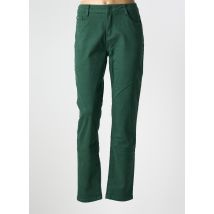YZY - Pantalon slim vert en coton - Femme - Taille 42 - Modz