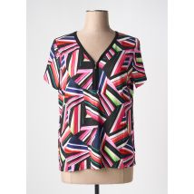 TELMAIL - T-shirt noir en viscose - Femme - Taille 42 - Modz