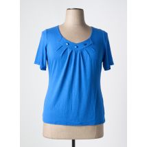TELMAIL - T-shirt bleu en viscose - Femme - Taille 46 - Modz