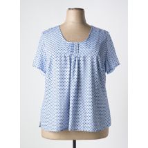 PLURIELLES - Blouse bleu en polyester - Femme - Taille 50 - Modz