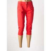WOMENS BEST - Pantacourt rouge en coton - Femme - Taille 42 - Modz