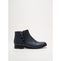 FUGITIVE BY FRANCESCO ROSSI - Bottines/Boots bleu en cuir - Femme - Taille 36 - Modz
