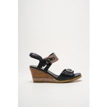 FUGITIVE BY FRANCESCO ROSSI - Sandales/Nu pieds noir en cuir - Femme - Taille 40 - Modz