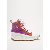 VADDIA - Baskets violet en cuir - Femme - Taille 38 - Modz