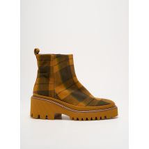 PONS QUINTANA - Bottines/Boots jaune en cuir - Femme - Taille 37 - Modz