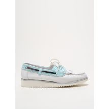 PEDI GIRL - Chaussures bâteau bleu en cuir - Femme - Taille 40 - Modz