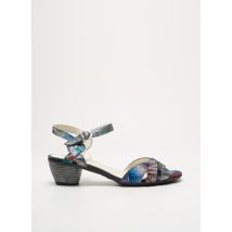 PEDI GIRL - Sandales/Nu pieds argent en cuir - Femme - Taille 37 - Modz