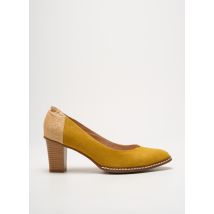 FUGITIVE BY FRANCESCO ROSSI - Escarpins jaune en cuir - Femme - Taille 41 - Modz