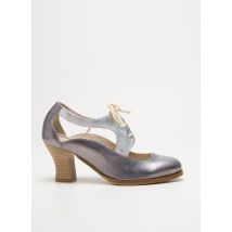 LIBRE COMME L'AIR - Sandales/Nu pieds argent en cuir - Femme - Taille 40 - Modz