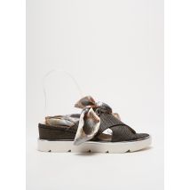 LIBRE COMME L'AIR - Sandales/Nu pieds argent en cuir - Femme - Taille 36 - Modz