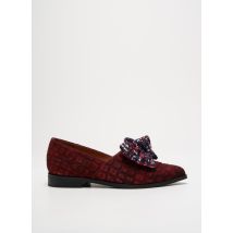 LIBRE COMME L'AIR - Mocassins rouge en cuir - Femme - Taille 37 - Modz