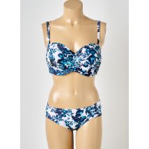 PANACHE - Maillot de bain 2 pièces bleu en polyester - Femme - Taille TU - Modz