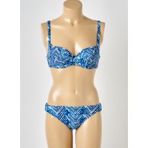 CLEO BY PANACHE - Maillot de bain 2 pièces bleu en polyamide - Femme - Taille TU - Modz