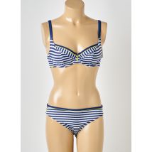 CLEO BY PANACHE - Maillot de bain 2 pièces bleu en polyamide - Femme - Taille TU - Modz