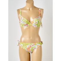 LIDEA - Maillot de bain 2 pièces vert en polyamide - Femme - Taille TU - Modz