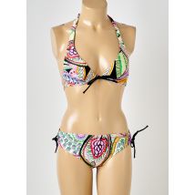 RASUREL - Maillot de bain 2 pièces blanc en polyamide - Femme - Taille TU - Modz