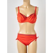 ANTIGEL - Maillot de bain 2 pièces orange en polyamide - Femme - Taille TU - Modz